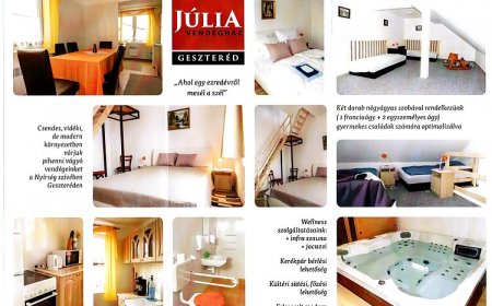 Júlia Vendégház Geszteréd