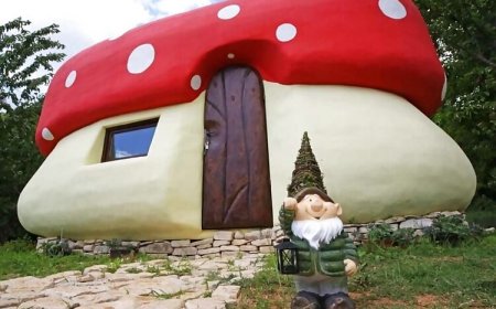 House Fairytale Village Mushroom Rupe