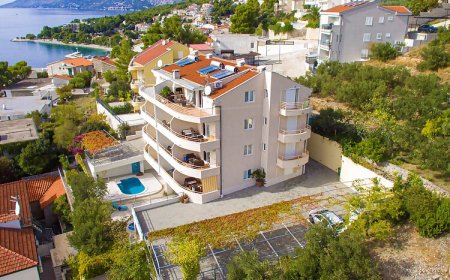 Apartmanok Családok Részére Medencével Brela, Makarska - 20065 Brela