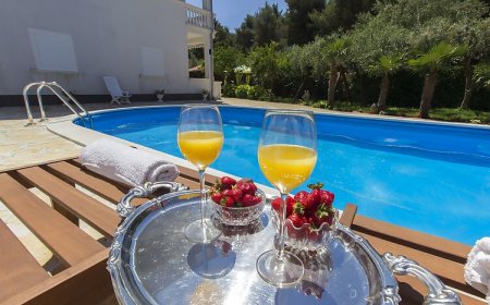 Apartmanok Medencével Vodice - 10408