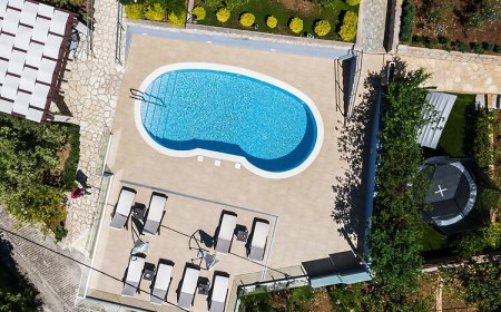 Apartmanok A Tenger Mellett Medencével Prizba, Korcula - 10056 Prižba