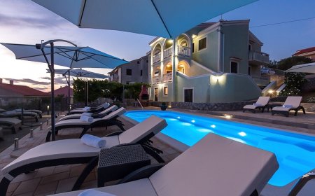 Apartmanok Családok Részére Medencével Punat, Krk - 5345 Punat