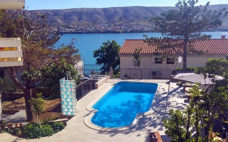 Apartmanok A Tenger Mellett Medencével Pag - 6384