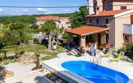 House Poljica with a pool